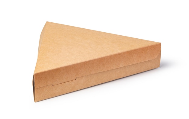 Brown unlabeled paper food box