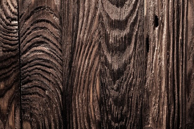 Brown vintage wood texture close up view