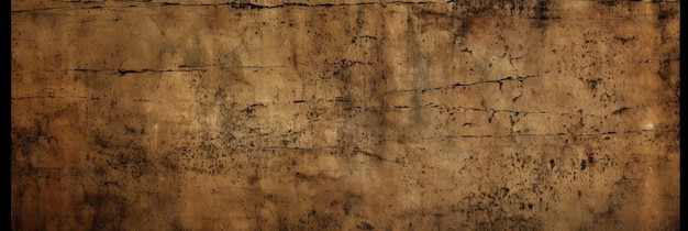 A brown wall with black stains