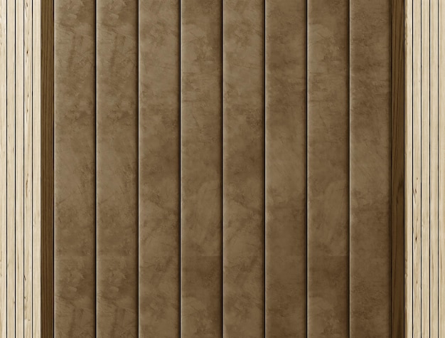 Photo a brown wall with a brown textured surface and a brown background with vertical lines