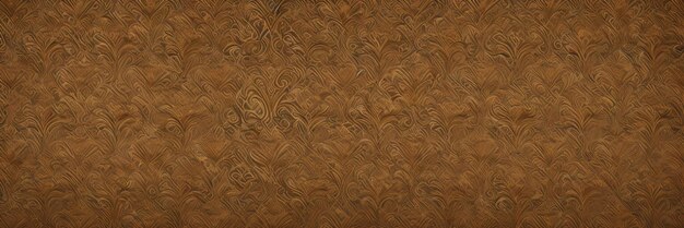 Brown wallpaper with a flower pattern