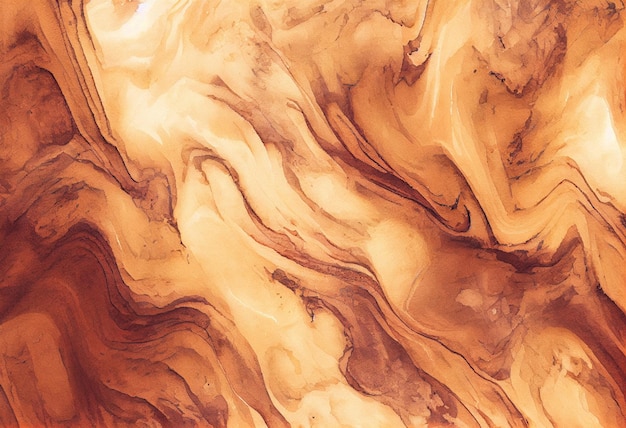 Brown watercolor pattern texture background Generative AI