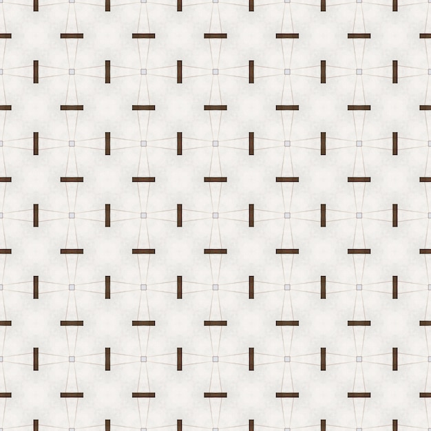 A brown and white pattern with a brown wooden rod.