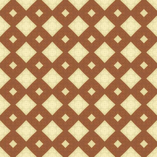 A brown and white pattern with squares that say's'a'on it '