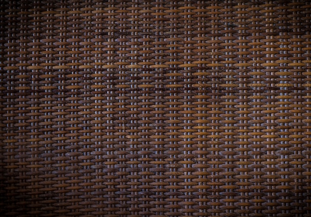 Brown wicker wood texture