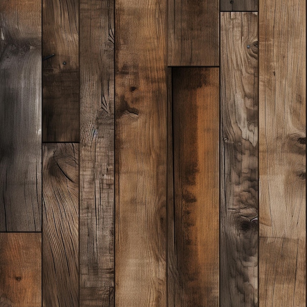 A brown wood floor with a dark brown background