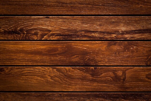 Brown wood plank wall horizontal background texture old panels