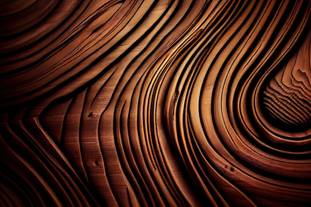 A brown wood surface with a brown background and the word paper on it.