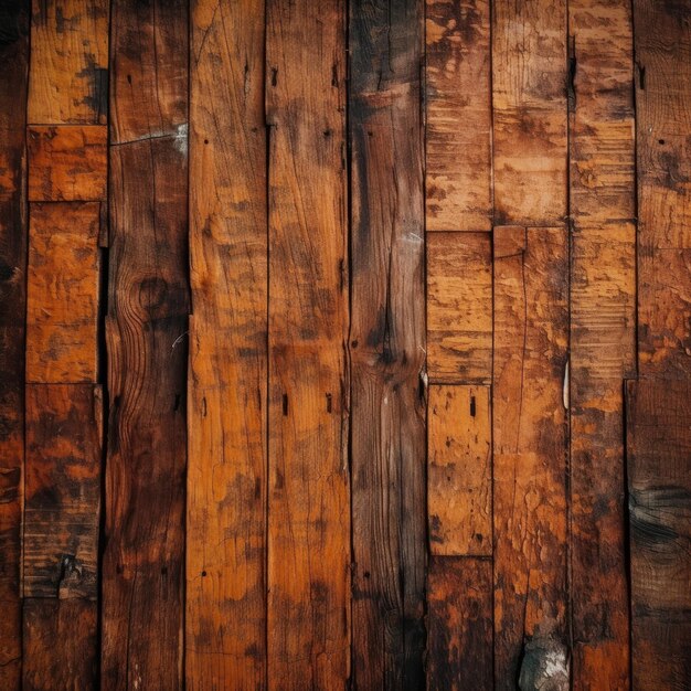 A brown wood wall with a white mark on it