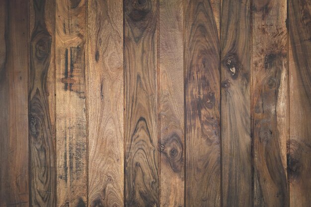 Brown wooden board wall texture background