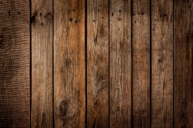 Brown wooden board wall texture background