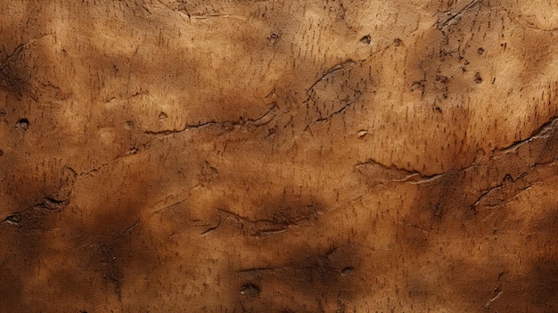 A brown wooden surface with a black mark on it