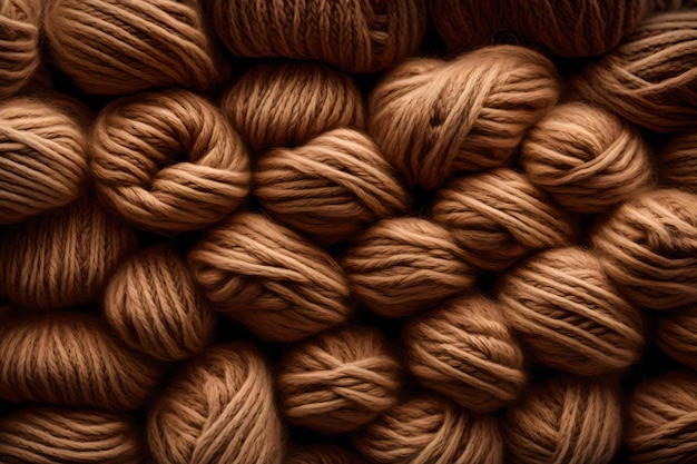 Brown wool macro texture