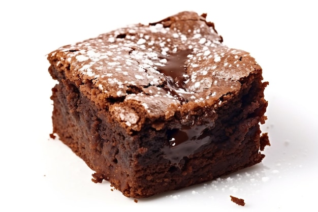 Brownie in transparante achtergrond AI