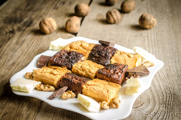 Brownies en blondies