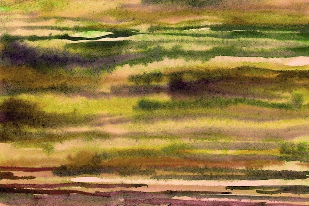 Foto texture di sfondo di carta a gradiente acquerello marrone giallo