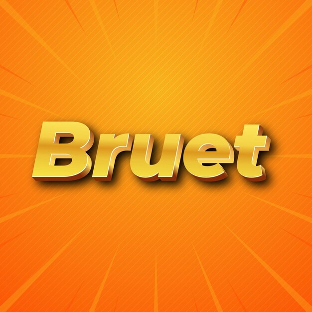 Bruet text effect gold jpg attractive background card photo confetti