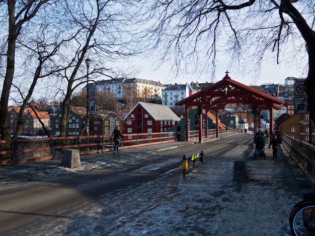 brug ijs Noorwegen