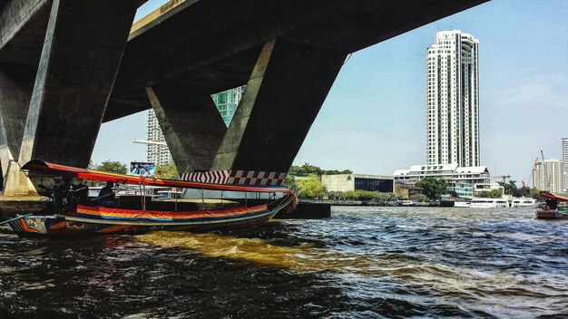 Brug over de rivier