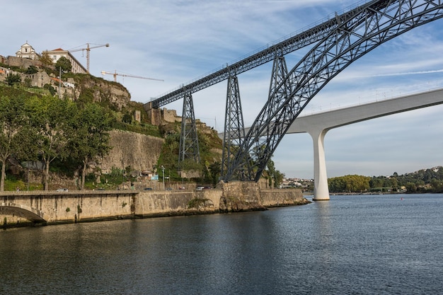 Brug Porto Rivier Portugal