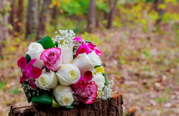 Bruidsboeket Mooie Rozen stijl mooie romantiek natuur