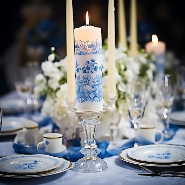 Bruiloft decoraties mockup maken uw meer prachtig luxe en zoet