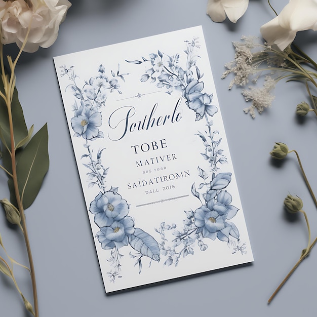 Bruiloft decoraties mockup maken uw meer prachtig luxe en zoet