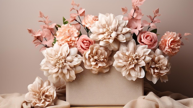 bruiloft uitnodiging bloem HD 8K wallpaper Stock Fotografie Afbeelding
