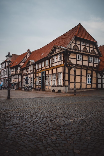 Bruin en zwart huis fotografie foto