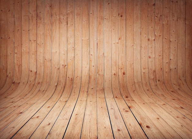 bruine houten achtergrond vloer op zwarte muur in de buitenruimte achtergrond en hout oude plank vintage textuur achtergrond houten muur horizontale plank natuurlijke