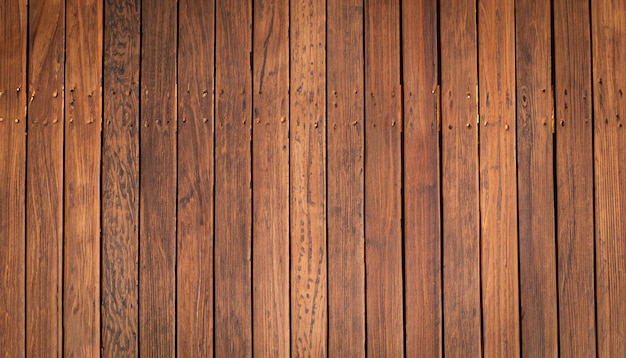 Bruine houten getextureerde vloeren achtergrond ai gegenereerd