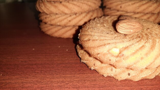 Bruine koekjes close-up afbeelding