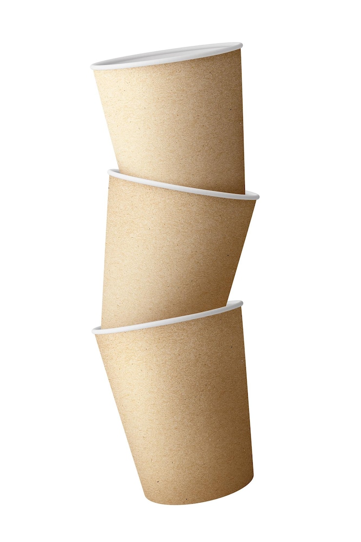 Foto bruine png koffiepapierbeker op doorzichtige achtergrond