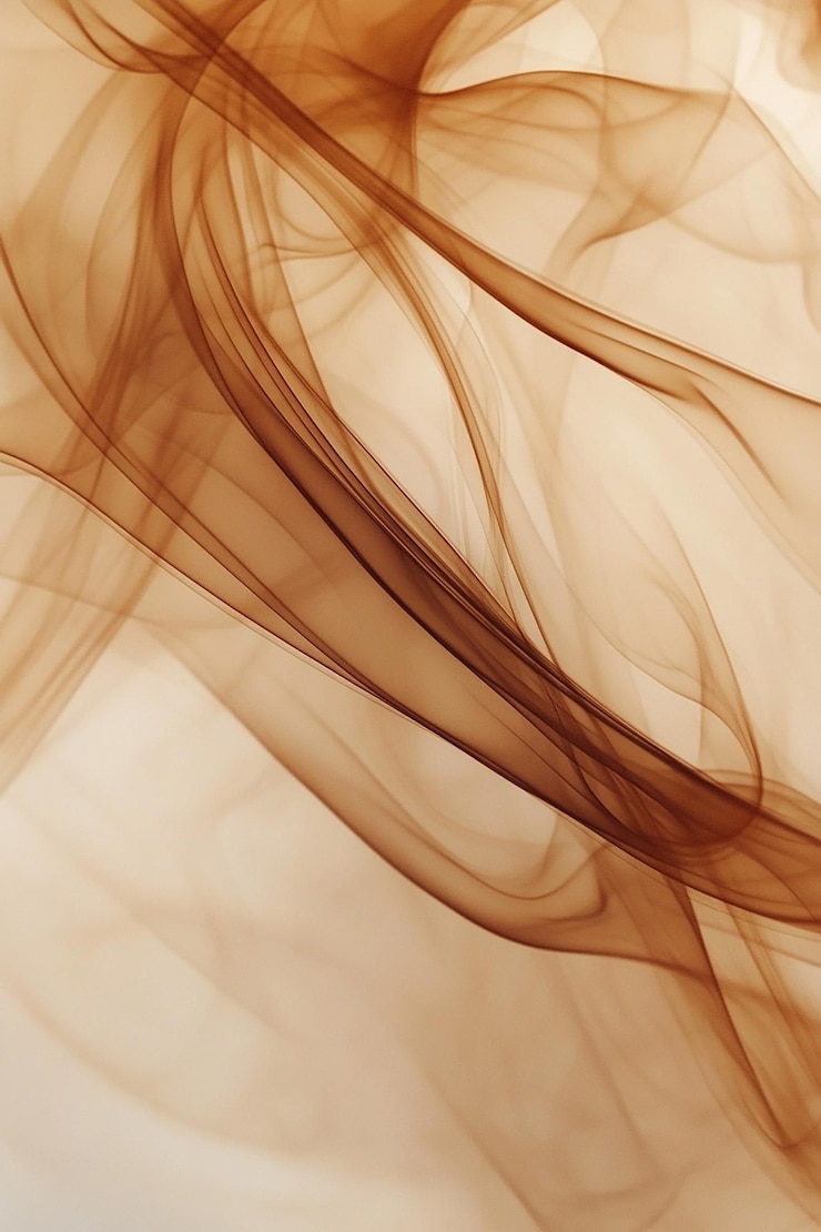 Foto bruine rook achtergrond met abstracte patronen