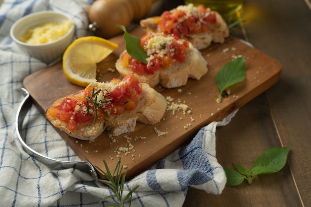 Foto bruschetta