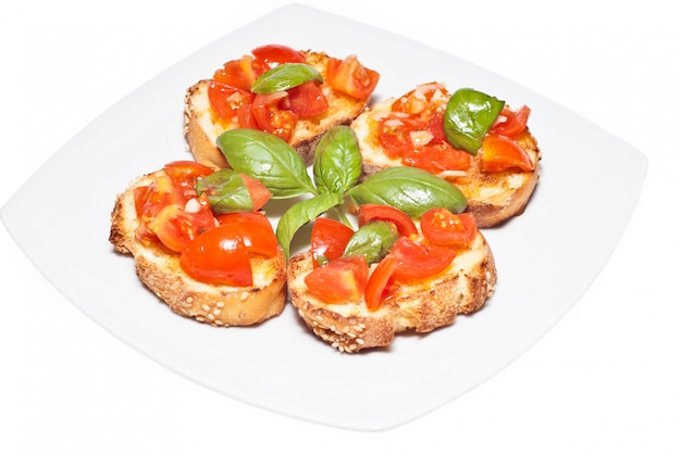 Bruschette, italiaans voorgerecht