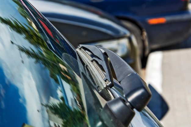 Brush for cleaning car windows