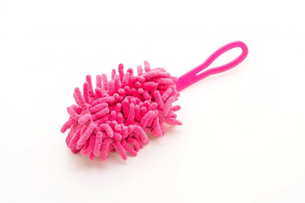 brush duster on white background