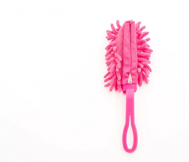 brush duster on white background