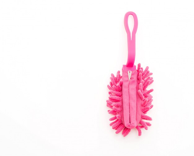 brush duster on white background