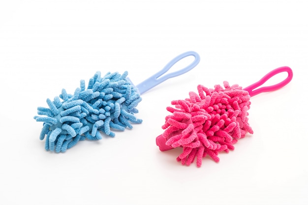 brush duster on white background