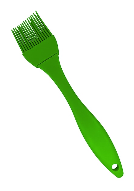 Кисточка для смазывания сковороды зеленая