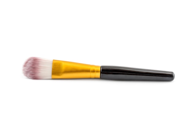 Brush for makeup on white background