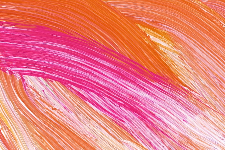 Photo brush painted plaster wall texture