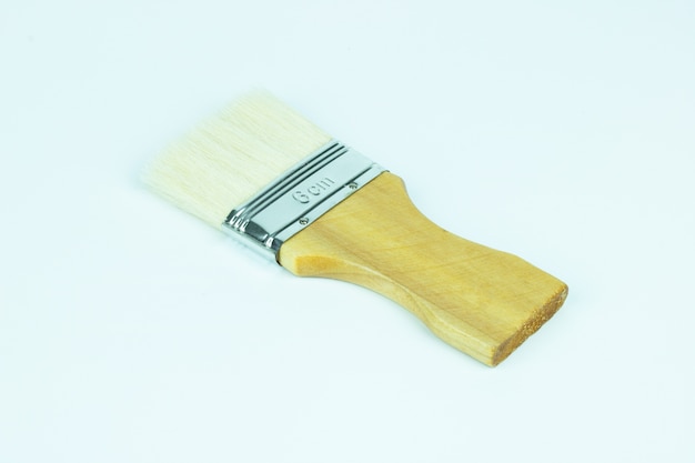 Brush on white background