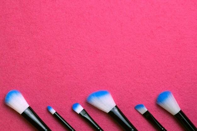 Brushes for make-up.