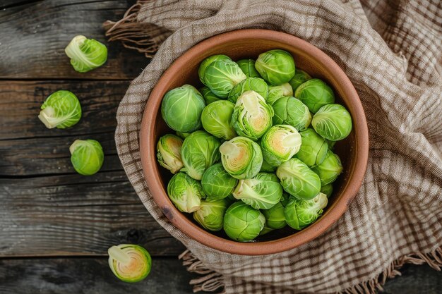 Foto broccoli di bruxelles