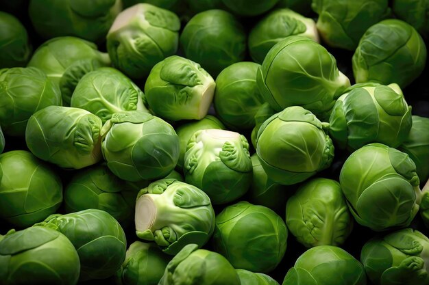 Brussels sprouts as texture