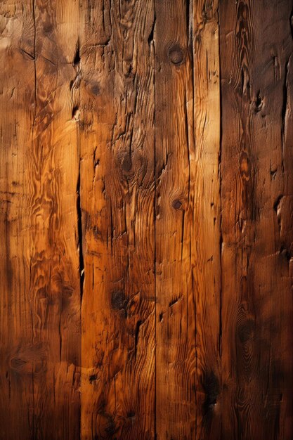 BRustic wooden background with cracks and knots