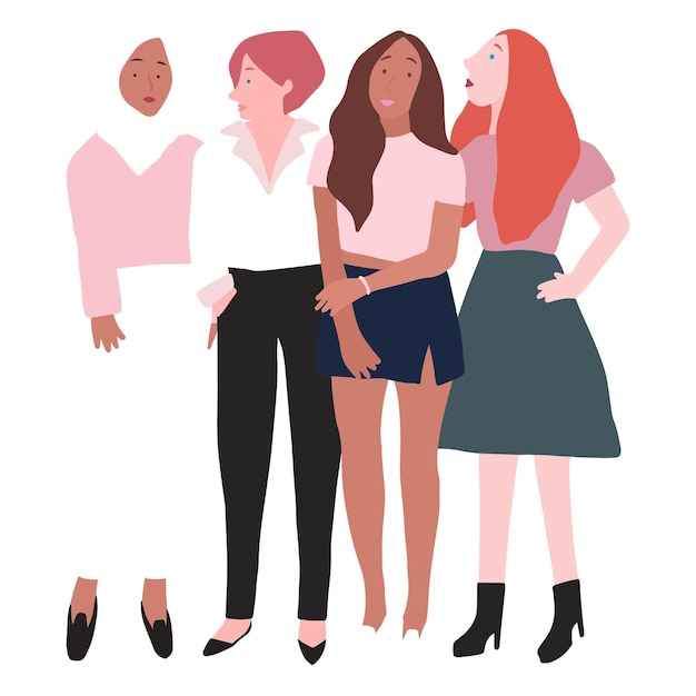 Brustkanker bewustwording png sticker vrouw illustraties doorzichtige achtergrond